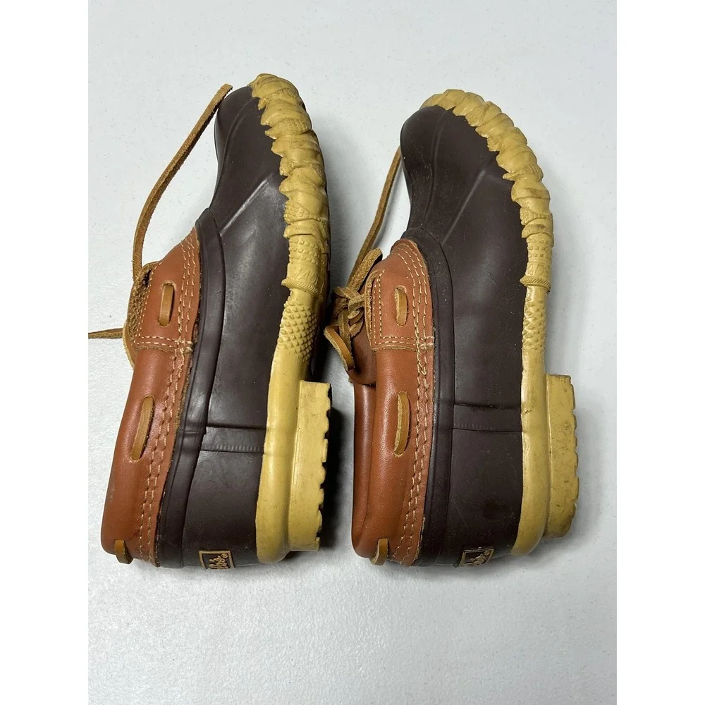 Cabela's Duck Boots Mens Size‎ 6 Brown Leather Waterproof Steel Shank Hunting